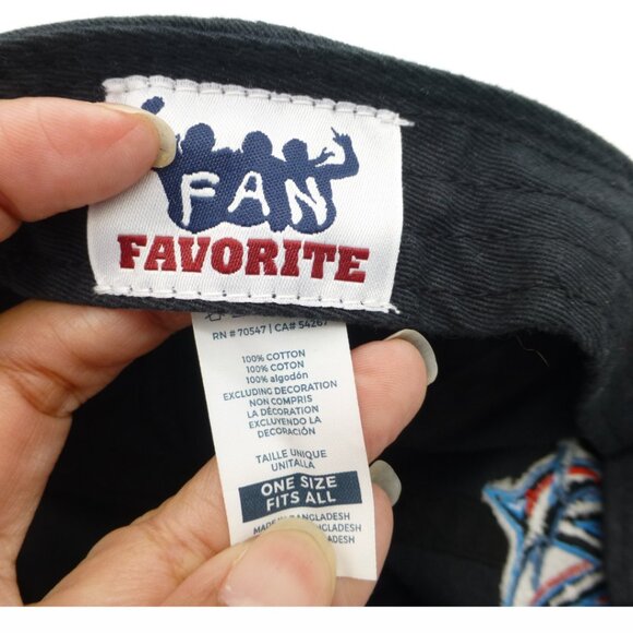 Miami Marlins Logo Adjustable Hat - Picture 7 of 16